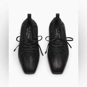 Rag & Bone Sophia Leather Ballet Flats